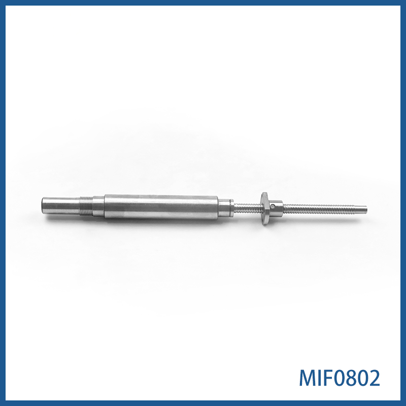直径8mm 导程2mm WKT研磨精密微型滚珠丝杆  MIF0802 非标定制 精度C3 C5 