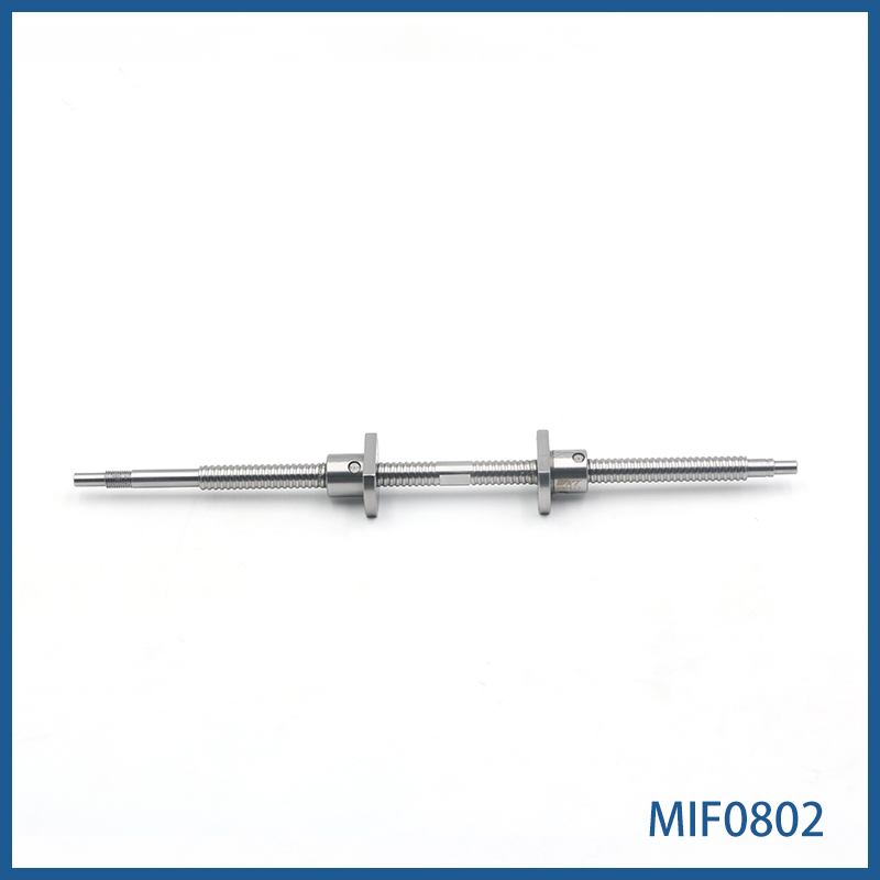 直径8mm 导程2mm WKT研磨精密微型滚珠丝杆  MIF0802 非标定制 精度C3 C5 