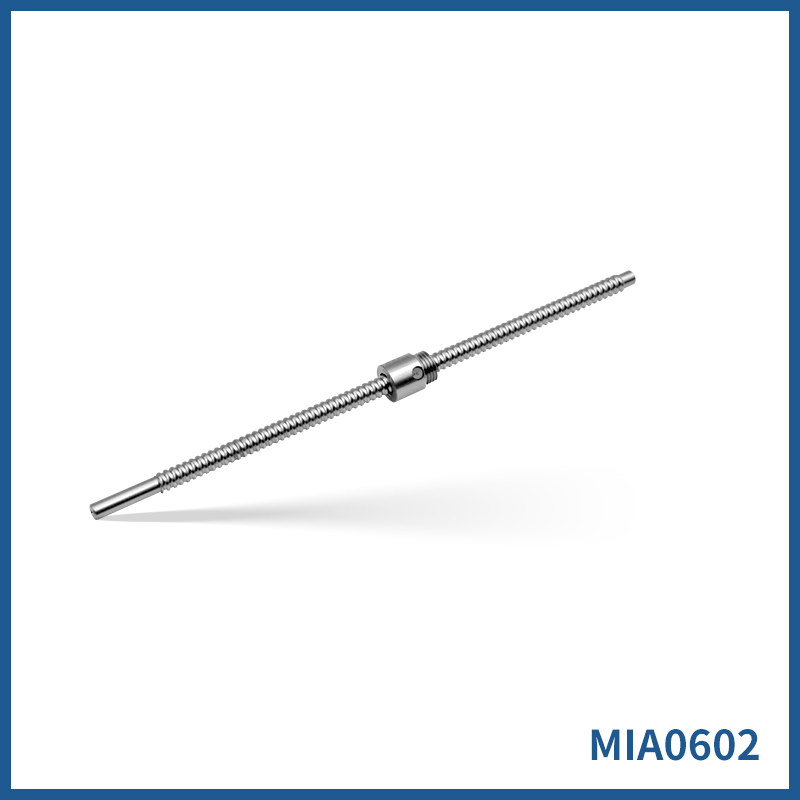 直径6mm 导程2mm WKT研磨精密微型滚珠丝杆  MIF0602  MIA0602 非标定制 精度C3 C5 