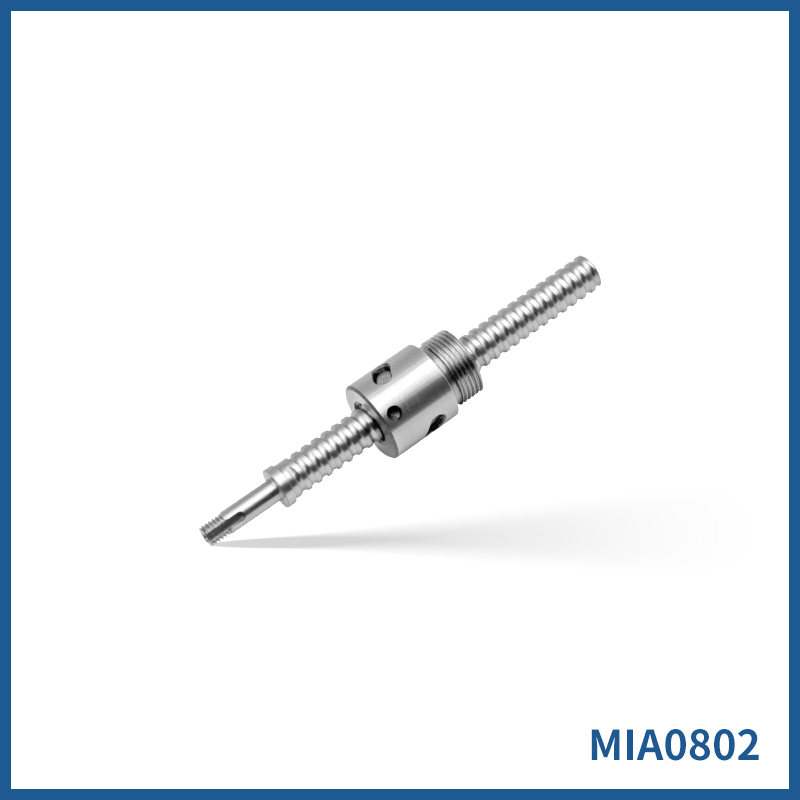 直径8mm 导程2mm WKT研磨精密微型滚珠丝杆  MIA0802 非标定制 精度C3 C5 