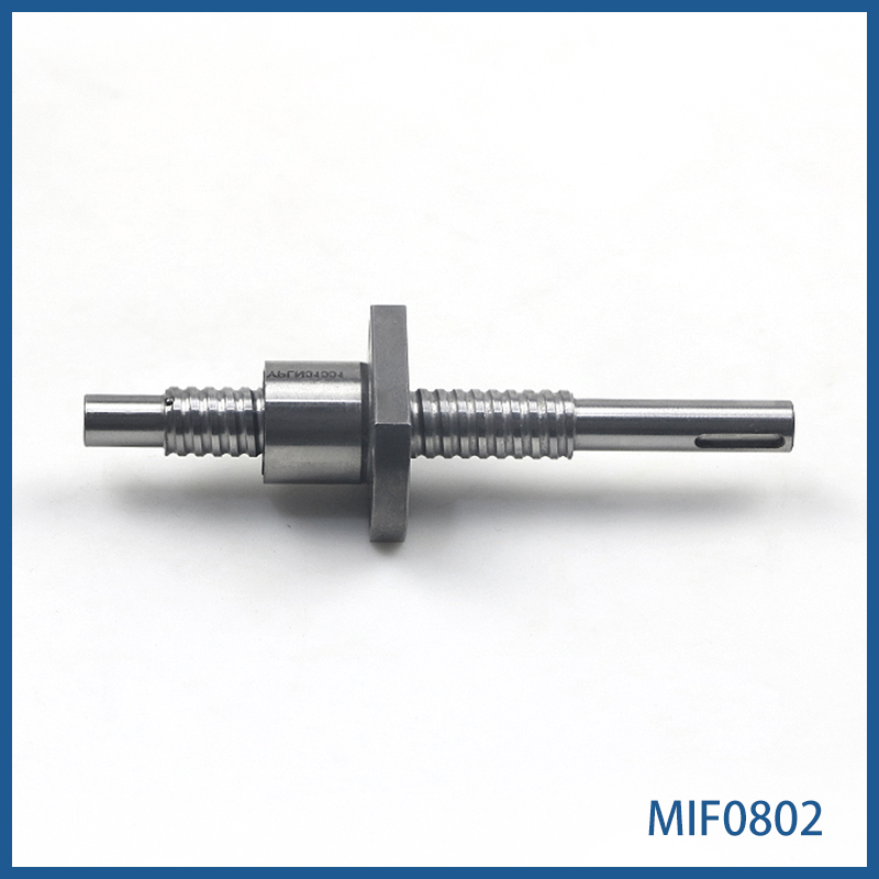 直径8mm 导程2mm WKT研磨精密微型滚珠丝杆  MIF0802 非标定制 精度C3 C5 
