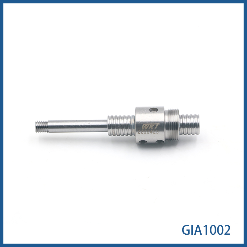 直径10mm 导程2mm WKT研磨精密微型滚珠丝杆 GIA1002 GIB1002  非标定制 精度C3 C5