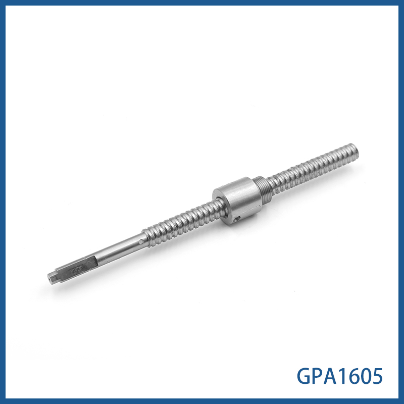 直径16mm 导程5mm WKT研磨精密微型滚珠丝杆 GPA1605  非标定制 精度C3 C5