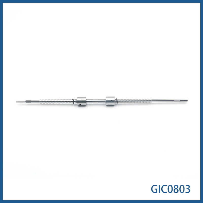 直径8mm 导程3mm WKT研磨精密微型滚珠丝杆  GIC0803  非标定制 精度C3 C5 
