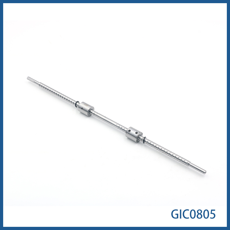 直径8mm 导程5mm WKT研磨精密微型滚珠丝杆  GIC0805  非标定制 精度C3 C5 