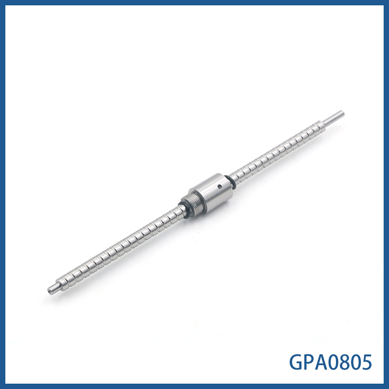 直径8mm 导程5mm WKT研磨精密微型滚珠丝杆 GPA0805 非标定制 精度C3 C5
